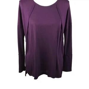 Forgotten Grace Women’s Size M Purple Long Sleeve Oversized Sweater NWOT